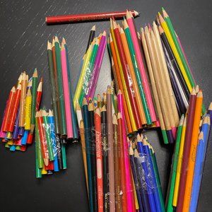 CRAYOLA, DISNEY, PRANG-multicolored pencils